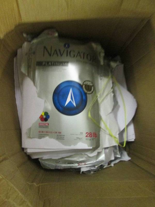 lot 253 image: big box of white copy paper all ope...