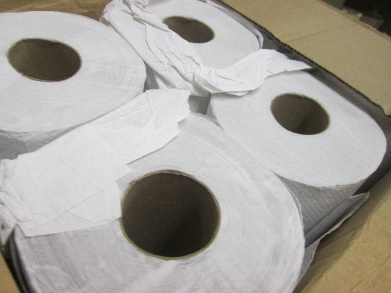 lot 254 image: 1 case of marcal pro hardwound roll...