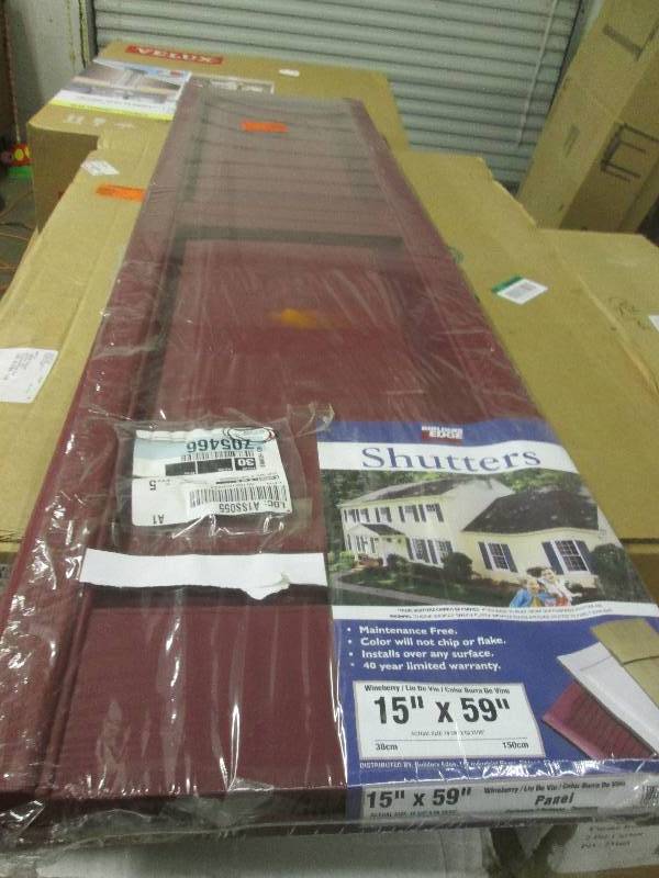 lot 286 image: 15x 59 shutters wineberry set of ...