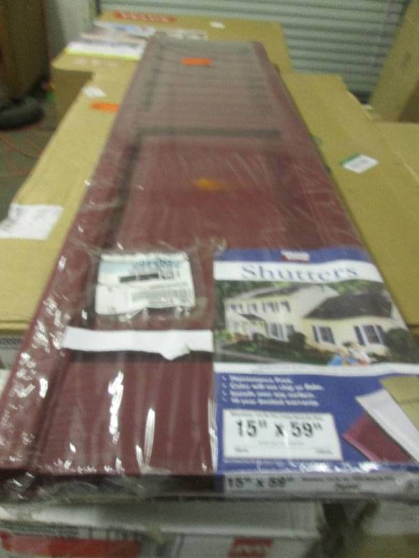 lot 288 image: 15x 59 shutters wineberry set of ...