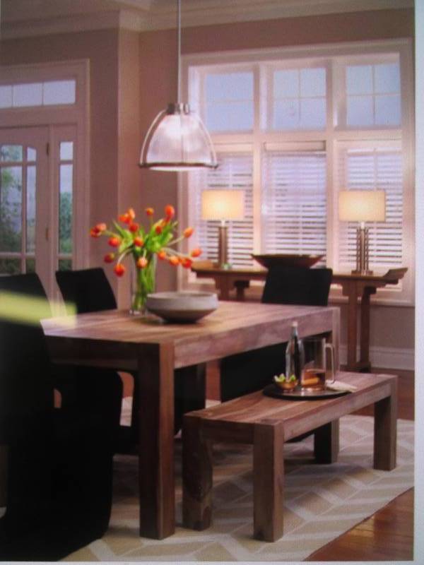 lot 290 image: edmund dining table grey open box m...