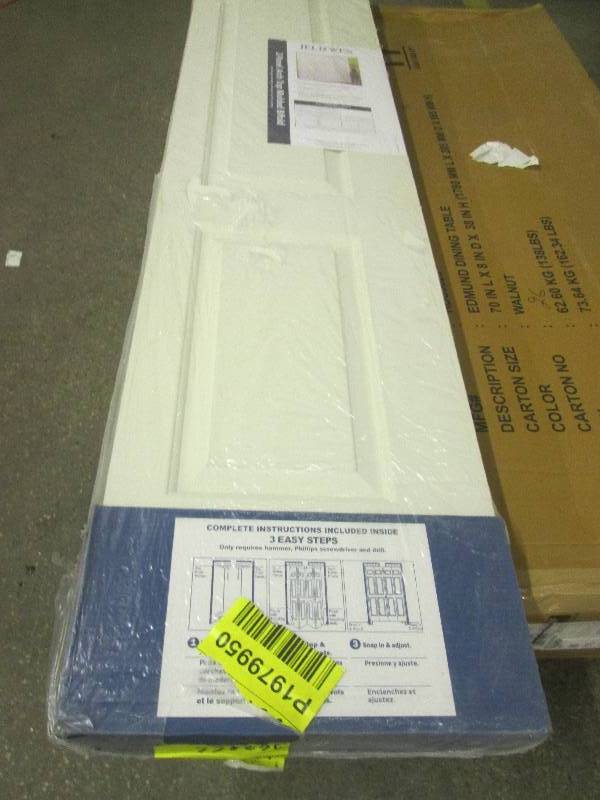 lot 291 image: jeld-wen 2 panel arch top molded bi...