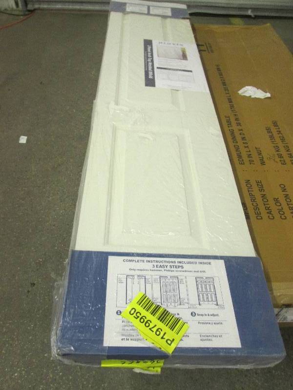 lot 292 image: jeld-wen 2 panel arch top molded bi...