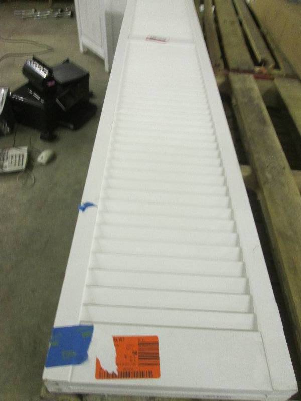 lot 301 image: 24x78 louvered  bi-fold door open...
