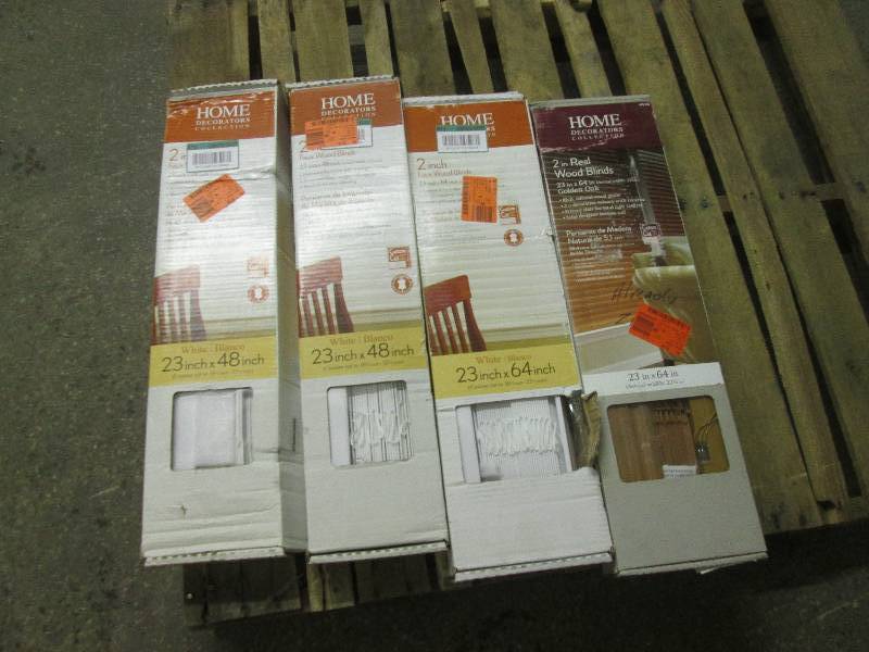 lot 306 image: 4 home decorators 2 inch window bli...