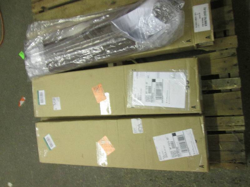 lot 307 image: 3- 2 inch faux wood plantation blin...