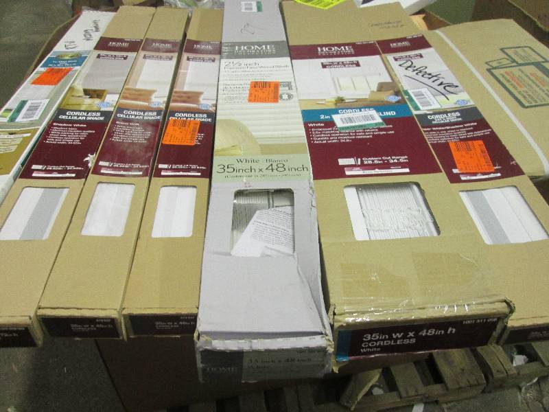 lot 326 image: 7 home decorators window blinds all...