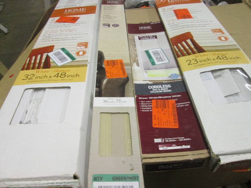 lot 331 image: 4 home decorators window blinds var...