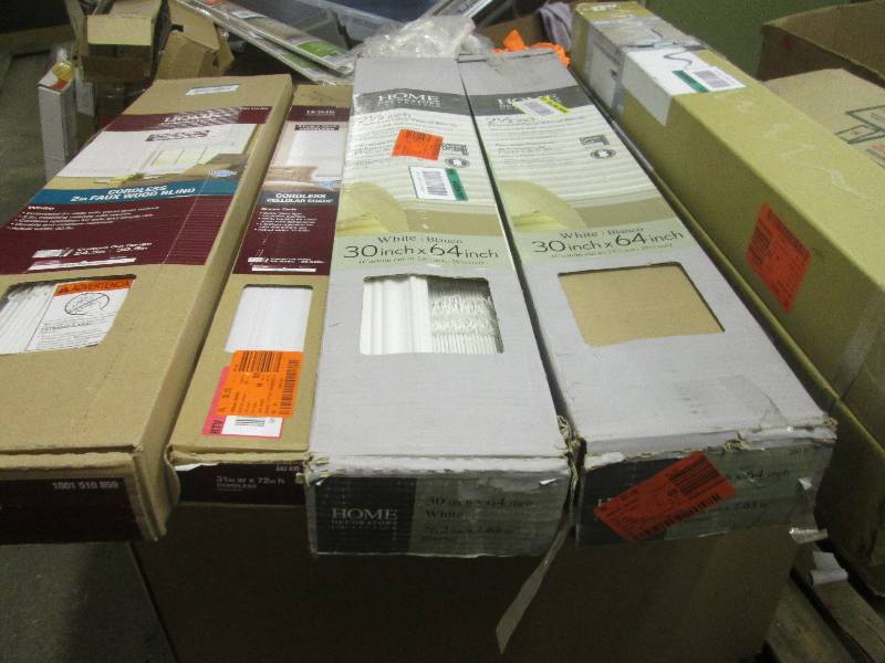 lot 332 image: 6 home decorators window blinds all...
