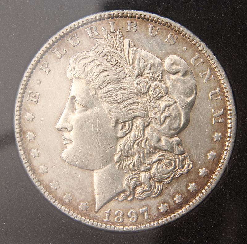 1897-O MORGAN SILVER DOLLAR MS64 PGSA