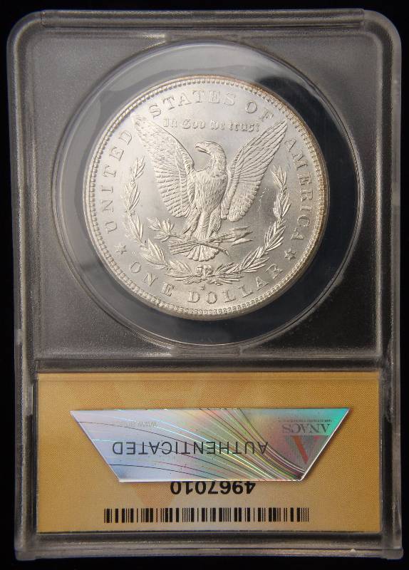1882-S MORGAN SILVER DOLLAR MS65 ANACS
