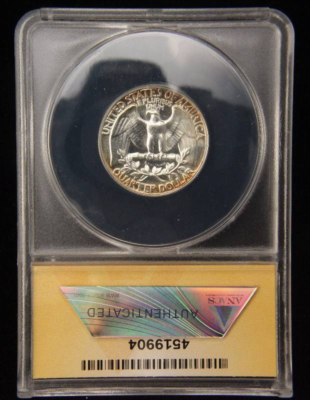 1953 PROOF WASHINGTON SILVER QUARTER PF62 ANACS