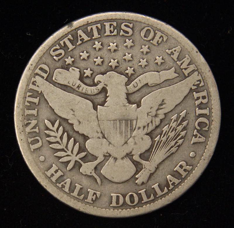 1909 BARBER SILVER HALF DOLLAR GOOD