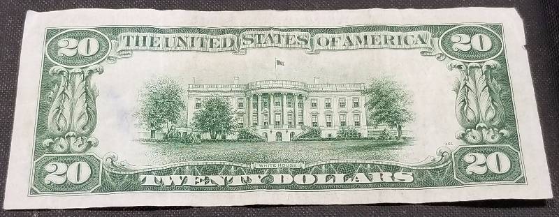 1934A $20 US FEDERAL RESERVE NOTE CHICAGO ILL