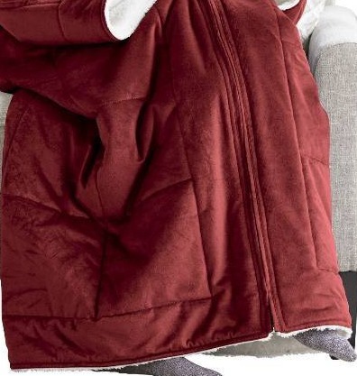 MLD 3-in-1 throw Cranberry, MSRP $53.99