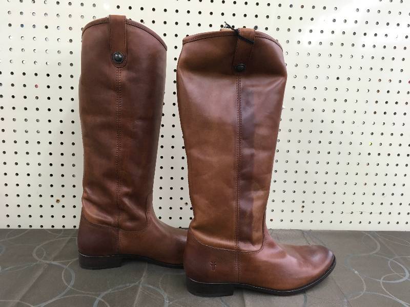 FRYE WM Melissa Button Boot  Cognac 11, MSRP $152.79
