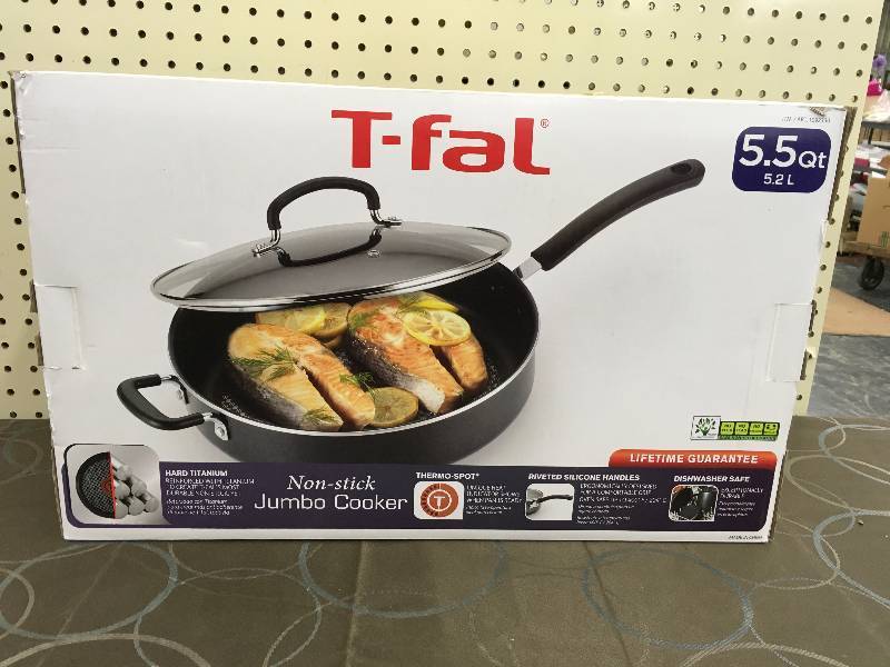 T-FAL JUMBO COOKER, 5.5 QT
