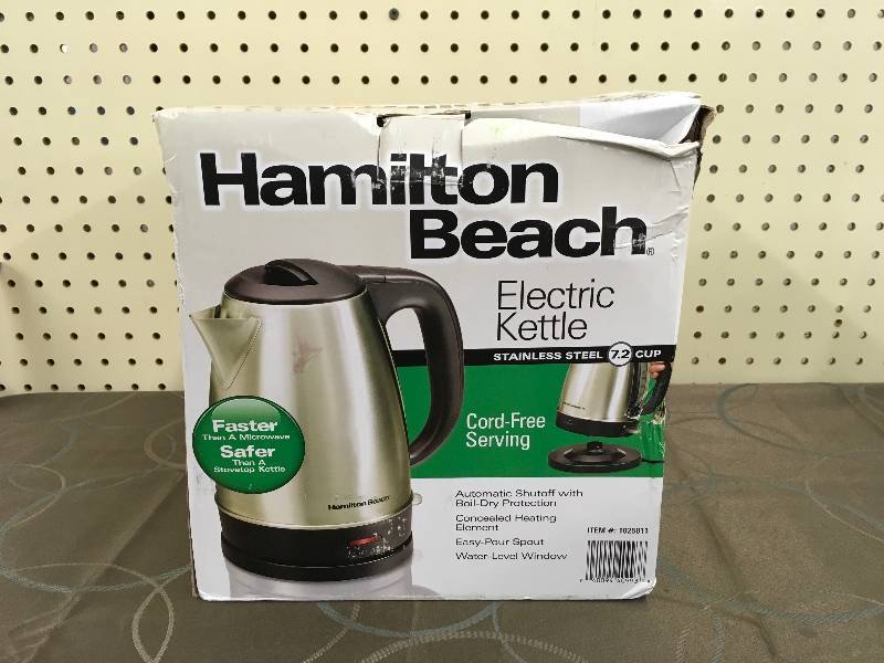 HAMILTON BEACH ELECTRIC KETTLE