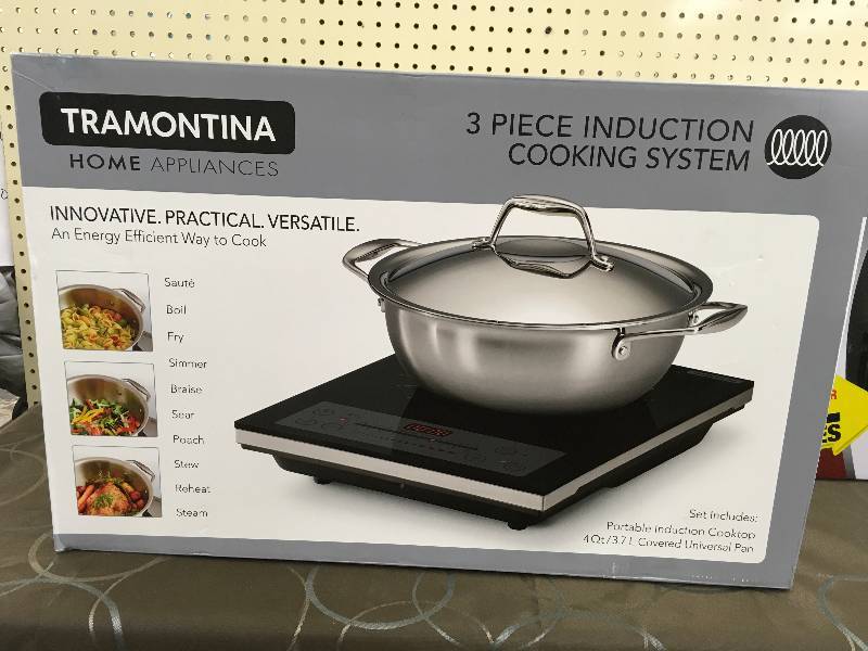 TRAMONTINA 3 PIECE INDUCTION COOKING SYSTEM