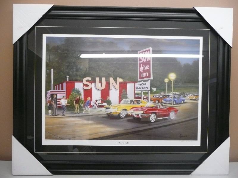lot 28 image: SUN DRIVE IN CIRCA 69 THE SUN AT NIGHT, ARTHUR ANDERSON - #190 OF 1000 - SEE PICTURES