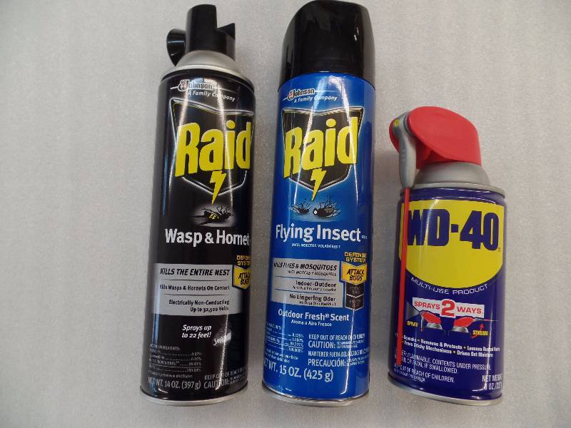Raid Insect Killer & WaspHornet Killer & WD-40