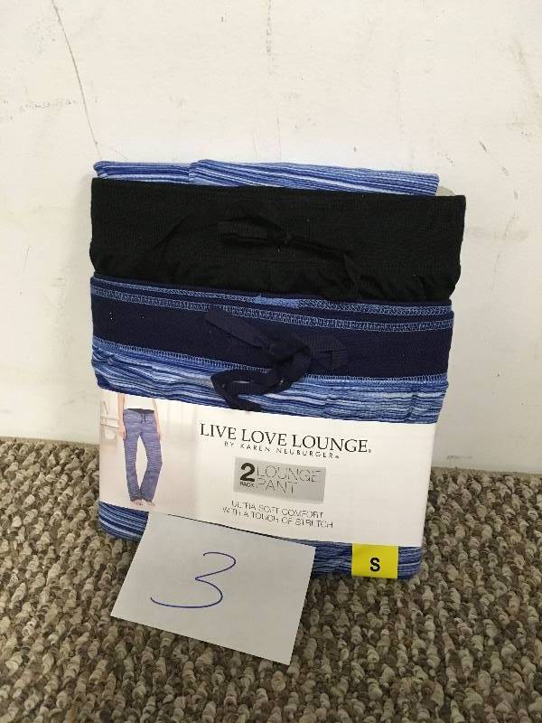 Live Love Lounge By Karen Neuburger 2 pack Lounge Pants Size S open box never used