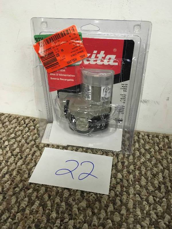 Makita Hardware Tool Battery - 2600 mh - Nickel Metal Hdride 12 V DC In working conditions