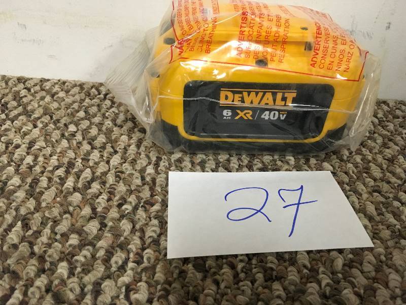 DeWalt DCB406 40V MAX 6.0Ah Lithium-Ion Battery open box never used