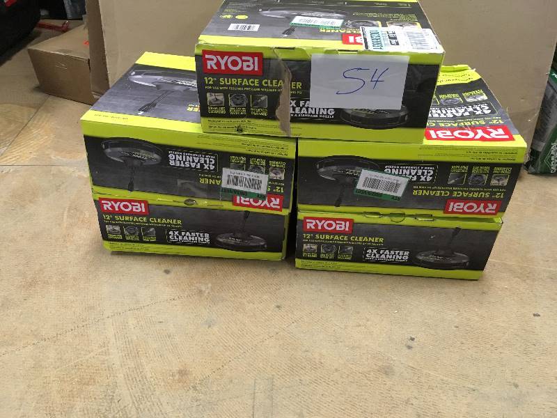 Robi 12 in. 2000-PSI 1.4-GPM Quick Connect Surface Cleaner for Electric Pressure Washers - Lot of 5 open box never used