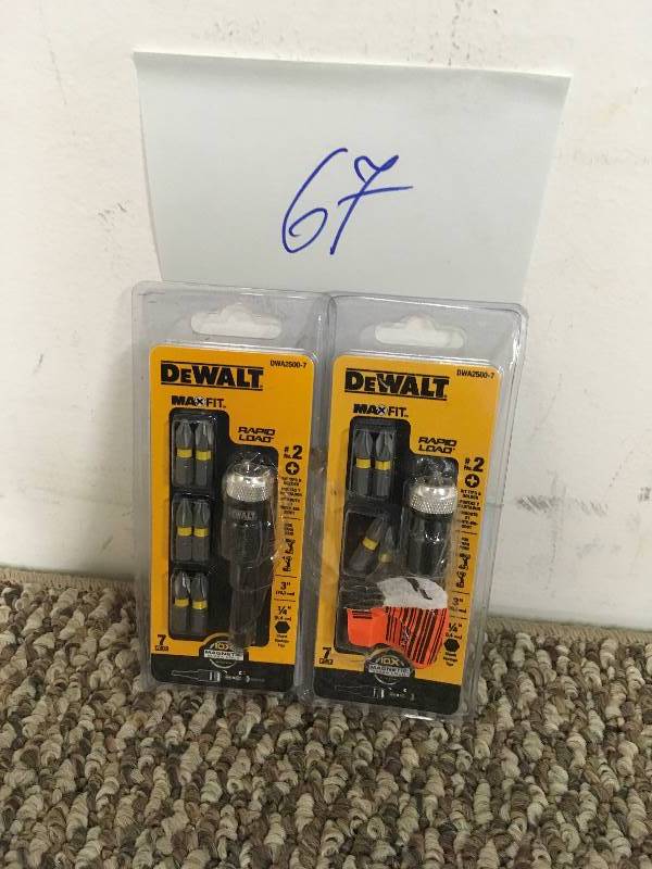 DeWalt Rapid Load Bit Set Holder - Lot of 2