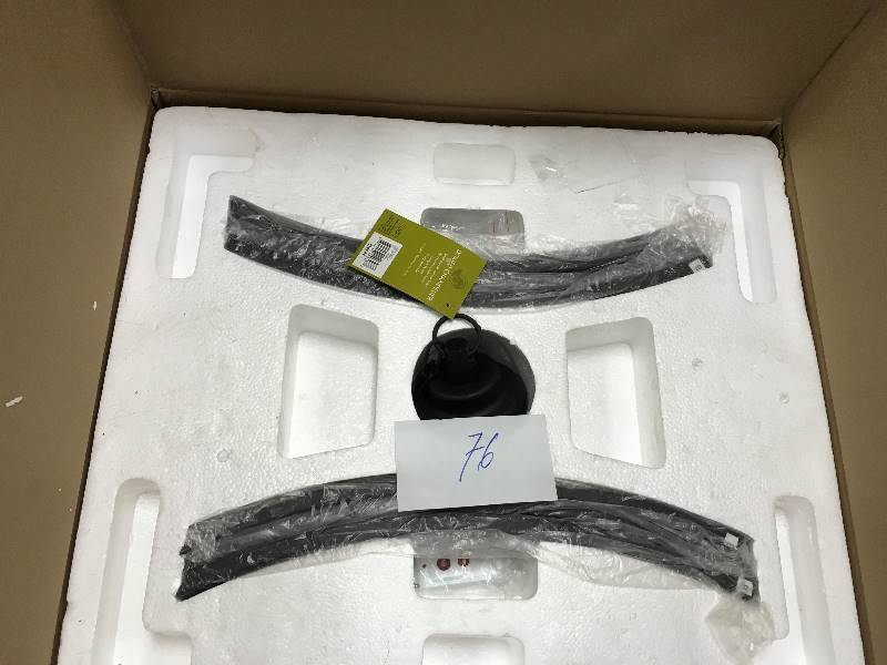 Garden Oasis Domed Chandelier, Black Powder Coated Finish open box never used