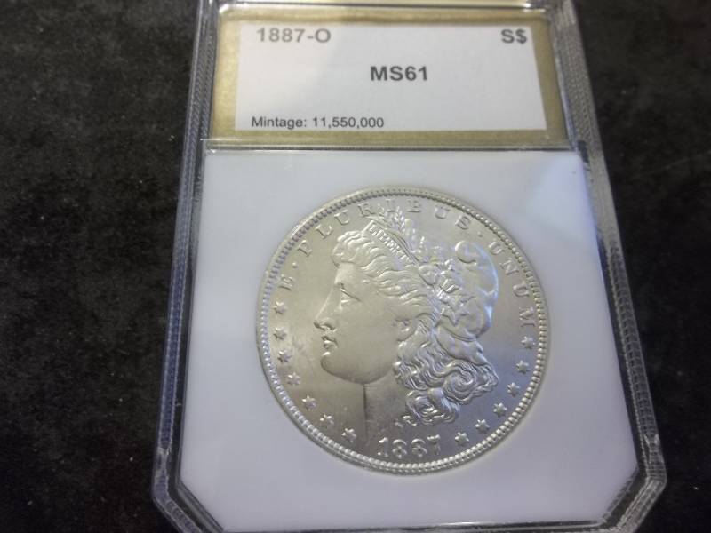 1887 O  Morgan Silver Dollar