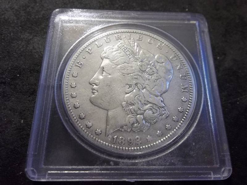 1892 S Morgan Silver Dollar