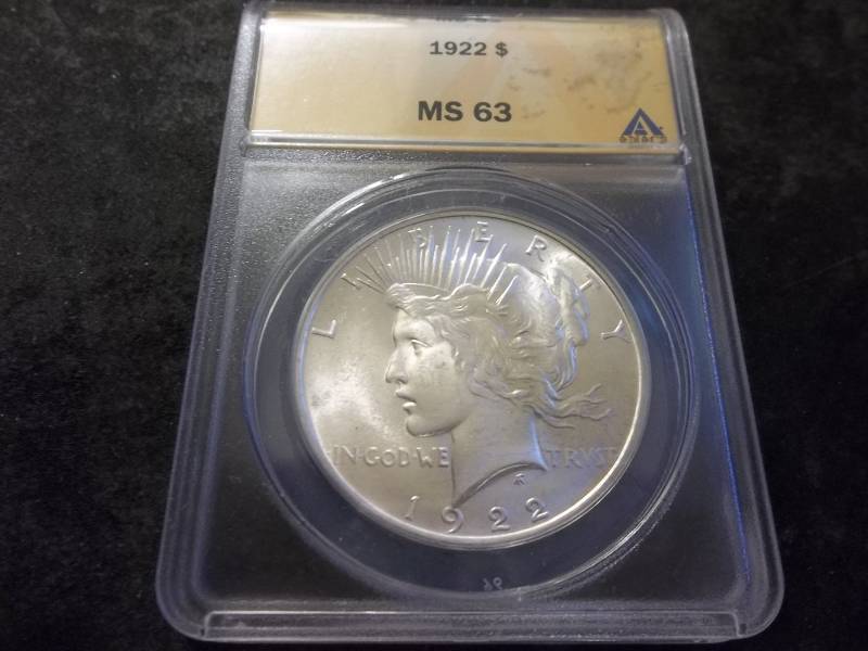 1922  Silver Peace Dollar