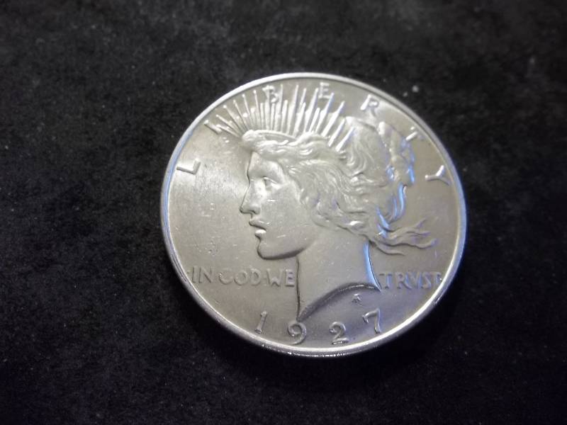 1927 D Peace Silver Dollar