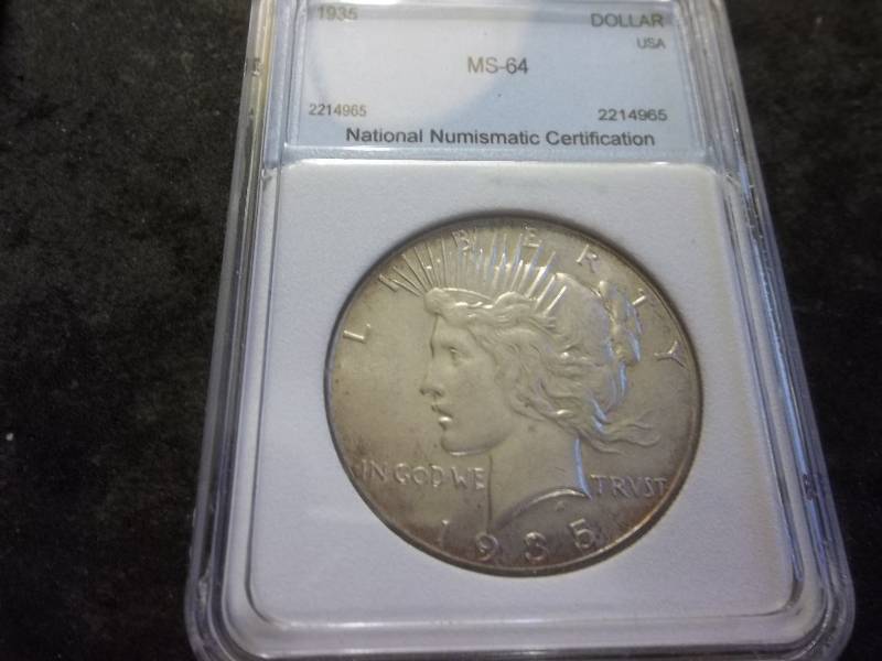 1935  Peace Silver Dollar