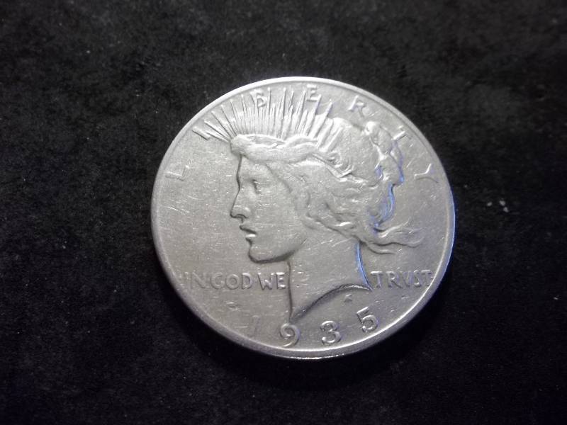 1935 S Peace Silver Dollar