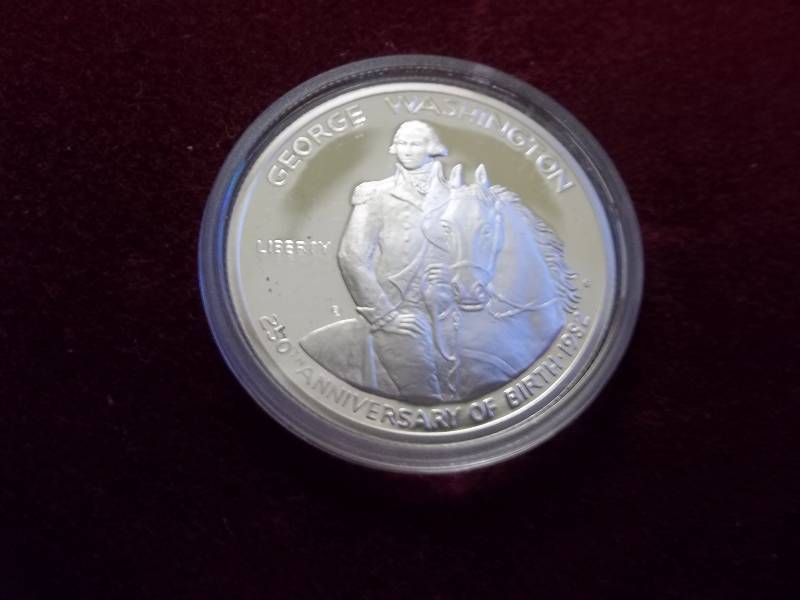George Washington 250th Anniversary Commemorative Silver Half Dollar Proof