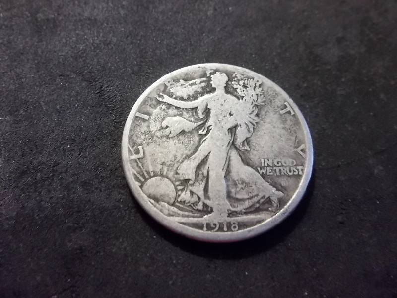 1918 S  Walker Half Dollar