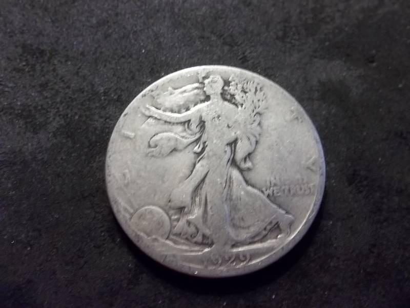 1929 D Walker Half Dollar