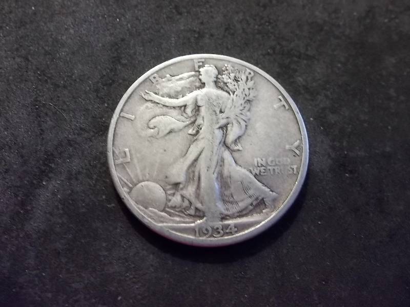 1934 S Walker Half Dollar