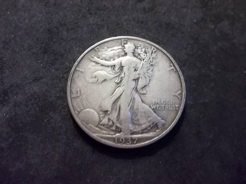 1937 S Walker Half Dollar