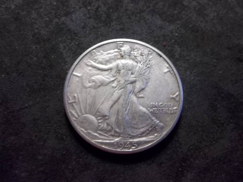 1945 D  Walker Half Dollar