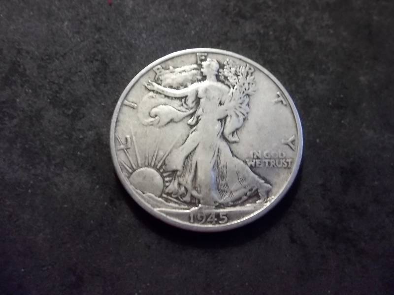 1945 S  Walker Half Dollar