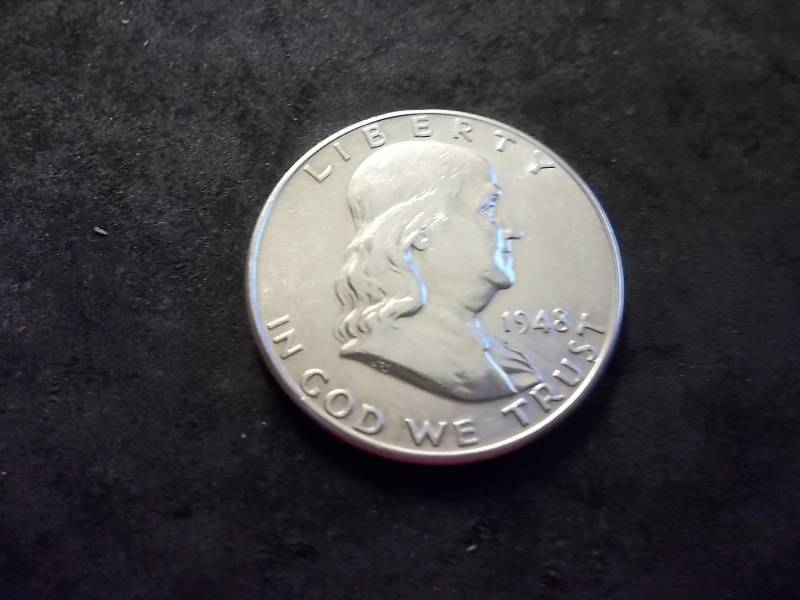1948 D Franklin Half Dollar
