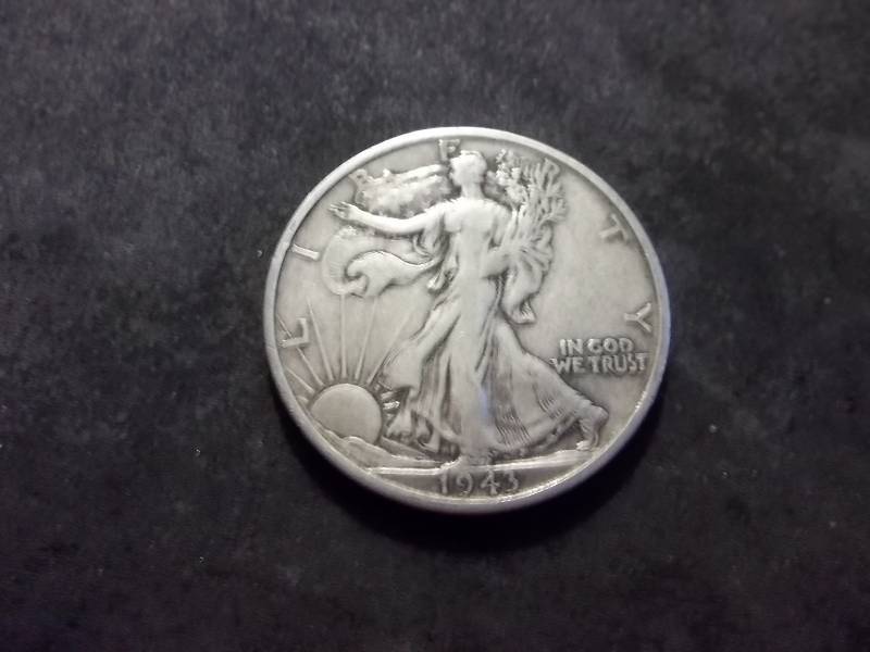 1943 S  Walker Half Dollar