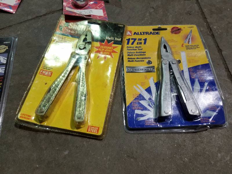Lot of (2) Multitools - Alltrade 17-in-1, Sheffield 19-in-1