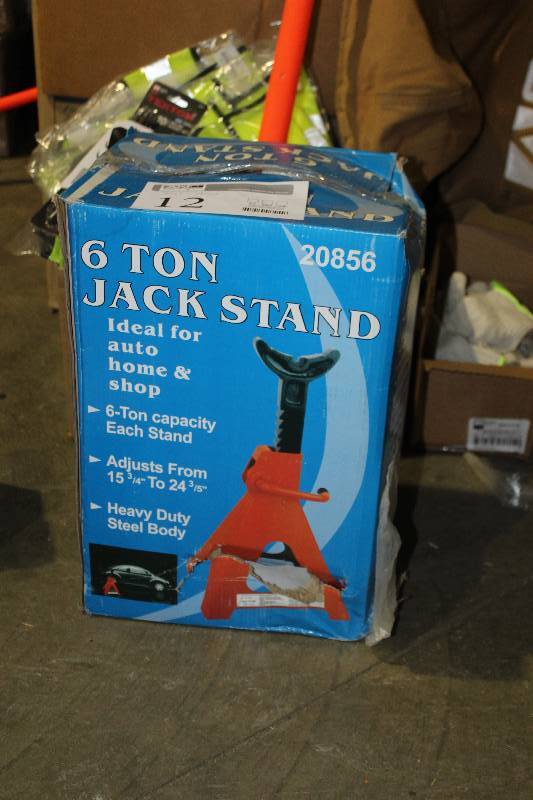 (1) Pair of 6-Ton Jack Stands