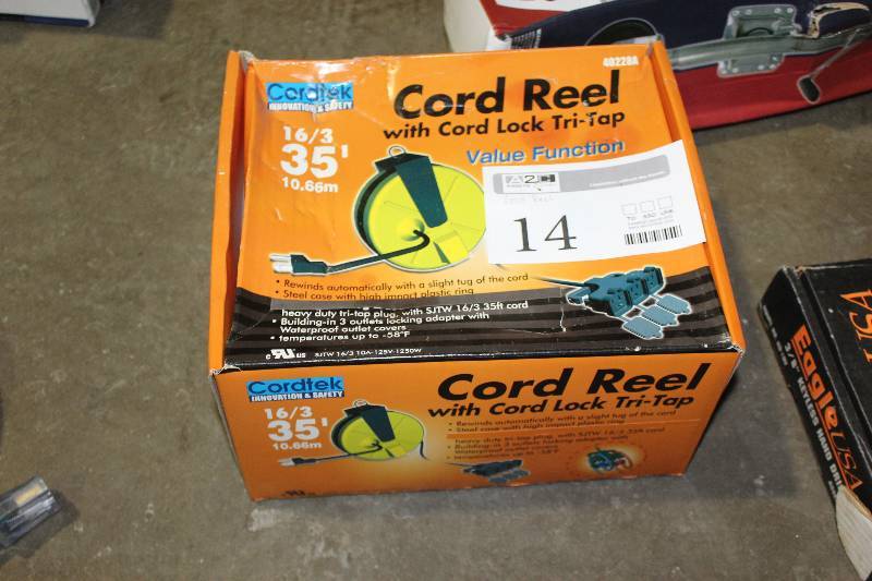 Cordtek 163 35ft. Cord Reel