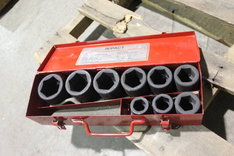 10-Piece 1in. Drive Air Impact 6-Point Socket Set